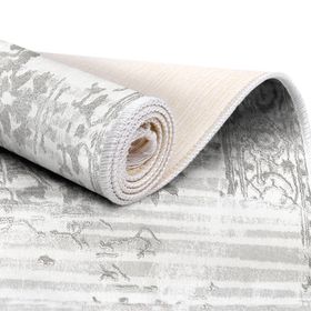 Dekoreko 1826 Desen 1 İpek Dijital Saçaklı 120x180 cm Halı