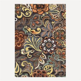 Dekoreko 1843 Desen 1 İpek Dijital Saçaklı 80x120 cm Halı