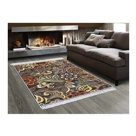 Dekoreko 1843 Desen 1 İpek Dijital Saçaklı 80x120 cm Halı