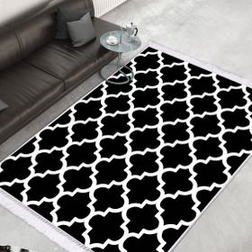 Dekoreko 1882 İnci Dijital Saçaklı Desen 4 80x120 cm Halı