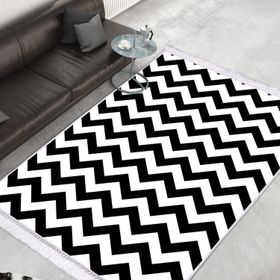 Dekoreko 1886 İnci Dijital Saçaklı Desen 1 80x120 cm Halı