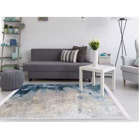 Dekoreko 1894 Desen 1 İpek Dijital Saçaklı 80x120 cm Halı