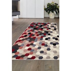 Dekoreko 1899 İnci Dijital Saçaksız 80x120 cm Salon Halı