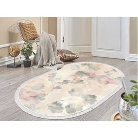 Dekoreko 1900 Desen 1 İpek Dijital Saçaklı 120x180 cm Halı