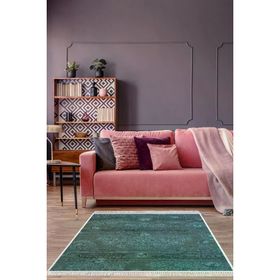 Dekoreko 1901 İnci Dijital Saçaklı 120x180 cm Halı