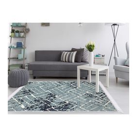 Dekoreko 1904 Desen 1 İpek Dijital Saçaklı 80x120 cm Halı