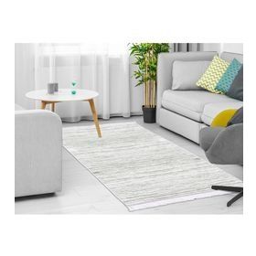 Dekoreko 1910 Desen 1 İpek Dijital Saçaklı 80x120 cm Halı