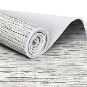 Dekoreko 1910 İnci Dijital Saçaklı Gri 160x230 cm Halı