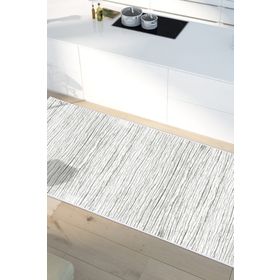 Dekoreko 1910 İnci Dijital Saçaksız Gri 80x120 cm Salon Halı