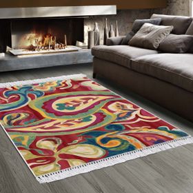 Dekoreko 1919 Desen 1 İnci Dijital Saçaklı 160x230 cm Halı