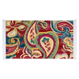Dekoreko 1919 Desen 1 İnci Dijital Saçaklı 160x230 cm Halı
