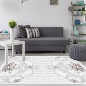 Dekoreko 2020 Desen 1 İnci Dijital Saçaklı 80x120 cm Halı