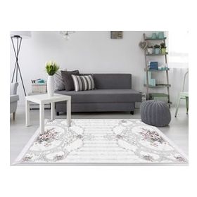 Dekoreko 2020 Desen 1 İnci Dijital Saçaklı 80x120 cm Halı