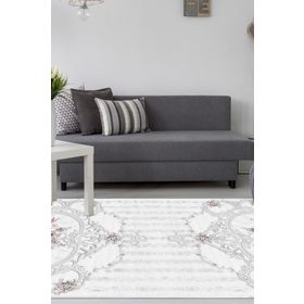 Dekoreko 2020 Desen 1 İnci Dijital Saçaklı 80x200 cm Halı