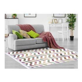 Dekoreko 2041 Desen 1 İpek Dijital Saçaklı 80x120 cm Halı