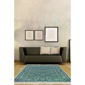 Dekoreko 2057 Desen 1 İpek Dijital Saçaklı 120x180 cm Halı