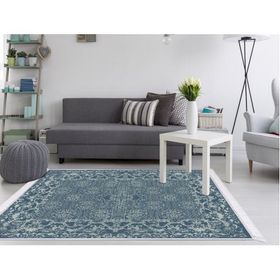 Dekoreko 2057 Desen 1 İpek Dijital Saçaklı 120x180 cm Halı