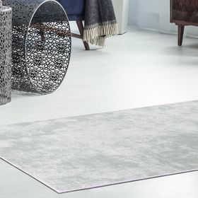 Dekoreko 2092 Gri İnci Saçaksız 80x300 cm Yolluk