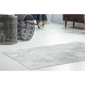 Dekoreko 2092 Gri İnci Saçaksız 80x300 cm Yolluk