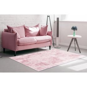 Dekoreko 2092 İpek Saçaksız Pudra 120x180 cm Halı
