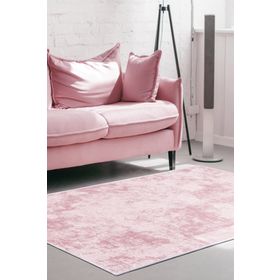 Dekoreko 2092 İpek Saçaksız Pudra 120x180 cm Halı