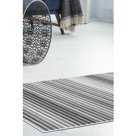 Dekoreko 2121 Gri İnci Saçaksız 80x300 cm Yolluk