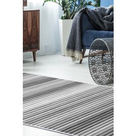 Dekoreko 2121 Gri İnci Saçaksız 80x300 cm Yolluk