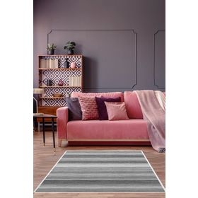 Dekoreko 2121 Gri İnci Saçaksız 80x300 cm Yolluk