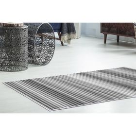 Dekoreko 2121 Gri İnci Saçaksız 80x300 cm Yolluk