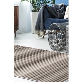 Dekoreko 2121 İnci Saçaksız Kahve 80x120 cm Salon Halı