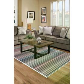 Dekoreko 2121 İpek Halı Saçaksız Renkli 80x120 cm Salon Halı