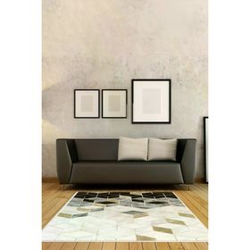 Dekoreko 2148 İpek Halı Saçaksız 80x150 cm Salon Halı