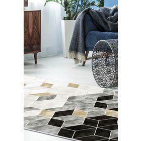 Dekoreko 2148 İpek Halı Saçaksız 80x150 cm Salon Halı