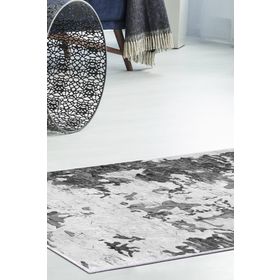 Dekoreko 7003 Gri İnci Saçaksız 80x200 cm Yolluk