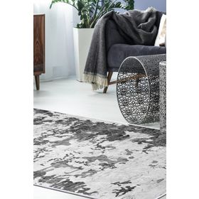 Dekoreko 7003 Gri İnci Saçaksız 80x200 cm Yolluk