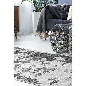 Dekoreko 7003 Gri İnci Saçaksız 80x200 cm Yolluk