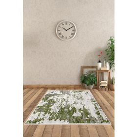 Dekoreko 7003 İpek Halı Saçaksız Yeşil 120x180 cm Salon Halı