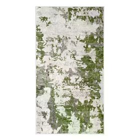 Dekoreko 7003 İpek Halı Saçaksız Yeşil 80x150 cm Salon Halı