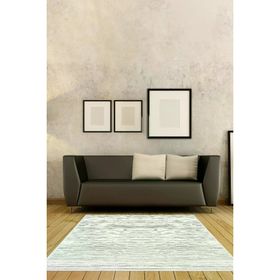 Dekoreko AKC-23917 İnci Dijital Gri 120x180 cm Saçaksız Halı