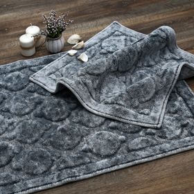 Dekoreko Alanur Ortaköy Eskitme Cotton Antrasit 2'li Paspas