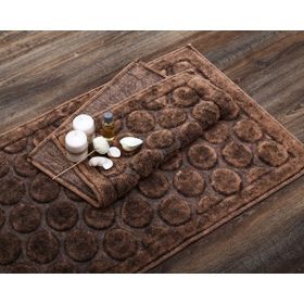 Dekoreko Alanur Ortaköy Eskitme Cotton Kahve 2'li Paspas