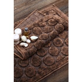 Dekoreko Alanur Ortaköy Eskitme Cotton Kahve 2'li Paspas