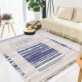 Dekoreko Dijital Saçaklı 1855 Desen 1 80x120 cm İnci Halı