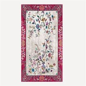 Dekoreko Dijital Saçaklı 2021 Desen 1 80x120 cm İpek Halı