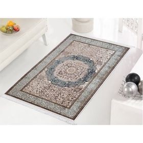 Dekoreko Dijital Saçaklı 2051 Desen 1 80x200 cm İpek Halı