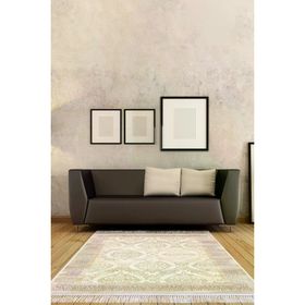 Dekoreko Dijital Saçaklı 9043 Desen 1 120x180 cm İpek Halı
