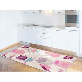 Dekoreko İnci 2126 80x120 cm Saçaksız Mutfak Halısı