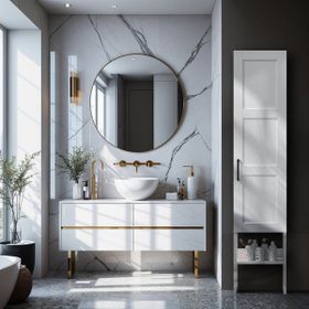 Dekorex Bny131 Metal Ayaklı Banyo Dolabı