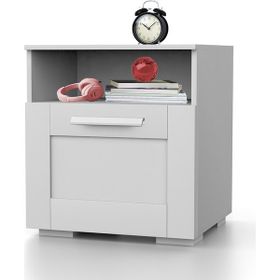 Dekorex KMD110-Ceviz Tek Çekmeceli Komodin