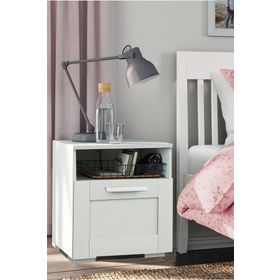Dekorex KMD110-Ceviz Tek Çekmeceli Komodin
